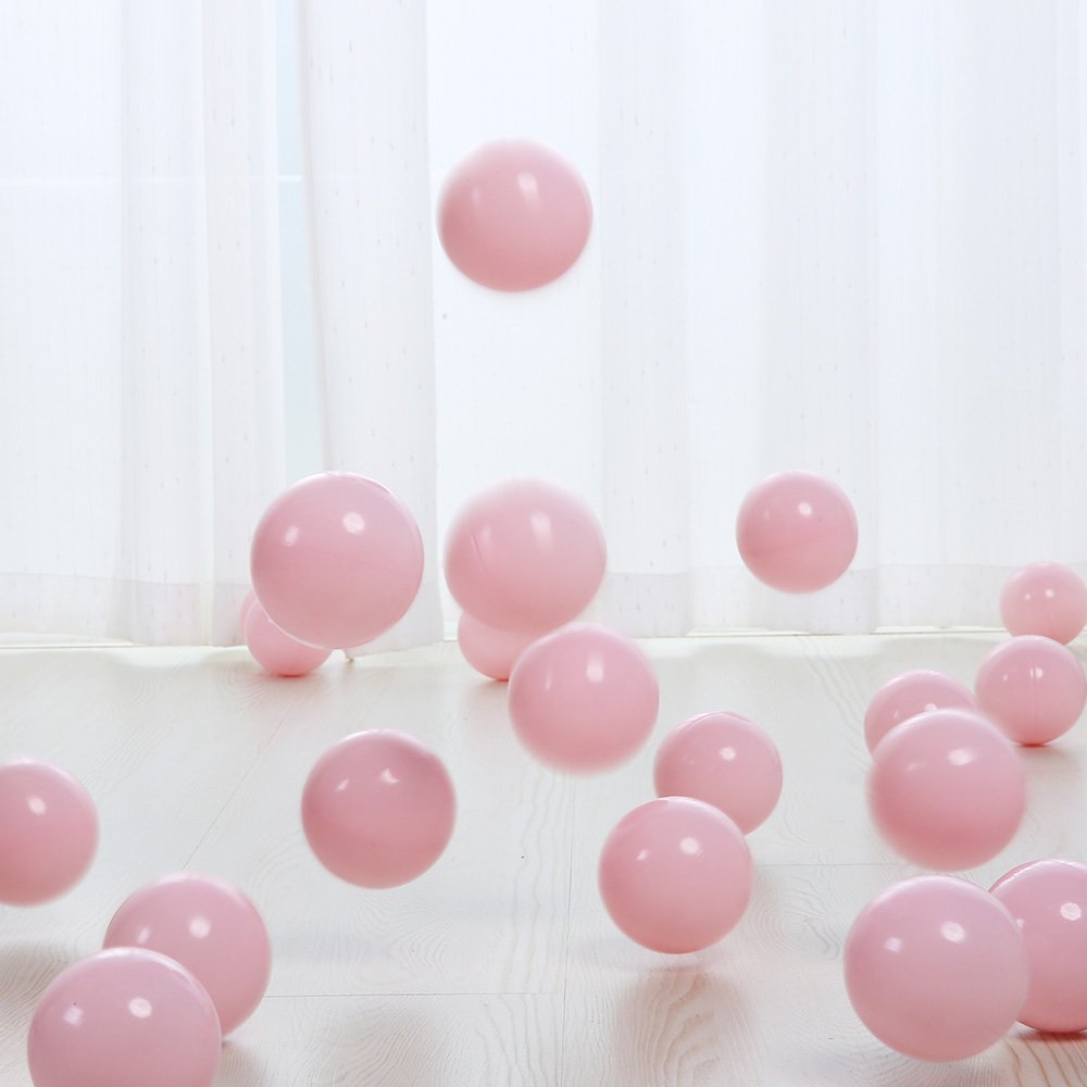 PlayMaty light pink pit balls for engaging sensory play in classroom.