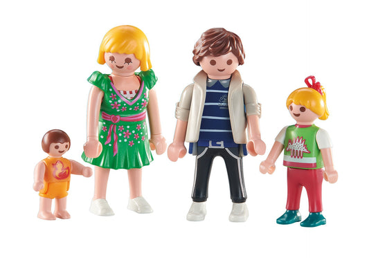 Playmobil 6530 Modern Family packaging no box, convenient for quick setup and display.