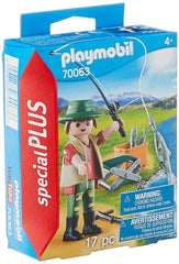 Playmobil 70063 includes three fish for interactive fishing play.