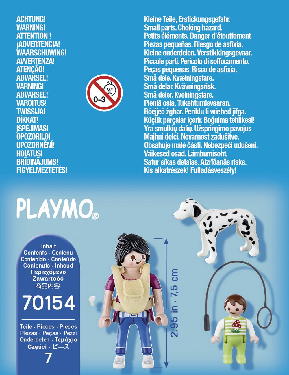 Playmobil Baby Carrier accessory enabling caregiver-child interactions during pretend outings.