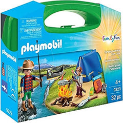 Playmobil Camping Adventure Carry Case open box for quick cleanup and organization.