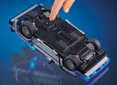 Playmobil DeLorean dimensions emphasize compact storage and display.