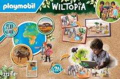 Playmobil elephant AR selfie feature brings animals into your home