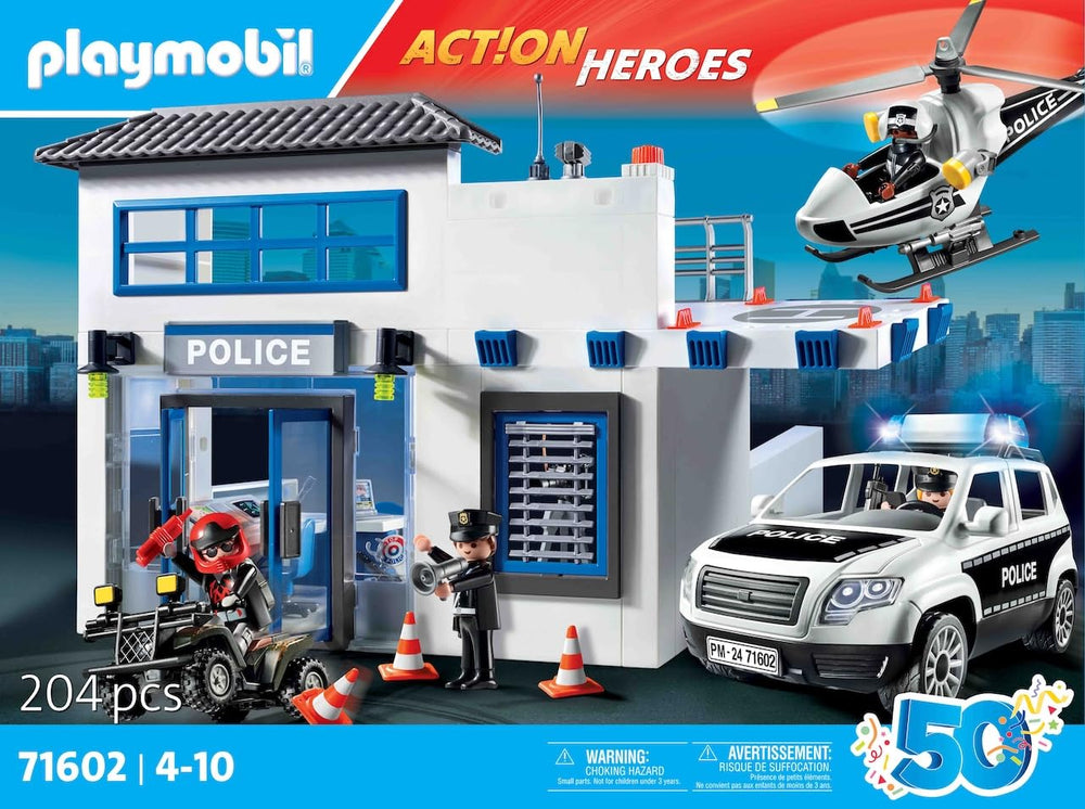 Playmobil fingerprint scanner promotes investigative play and curiosity.