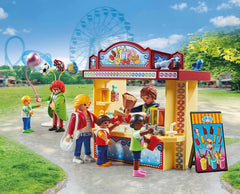 Playmobil Fun Fair balloons brighten playtime with color and festivity.