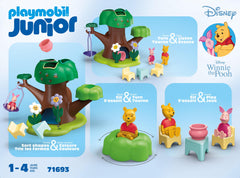 Playmobil Junior color-blocking flowers for path puzzles and play.