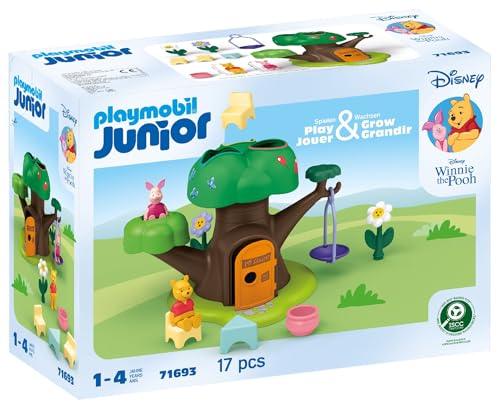 Playmobil Junior Winnie the Pooh canopy scene sparks storytelling adventures.