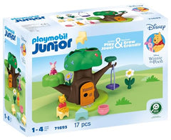 Playmobil Junior Winnie the Pooh canopy scene sparks storytelling adventures.