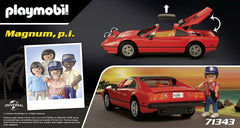 Playmobil Magnum P.I. figures inside car support imaginative adventures
