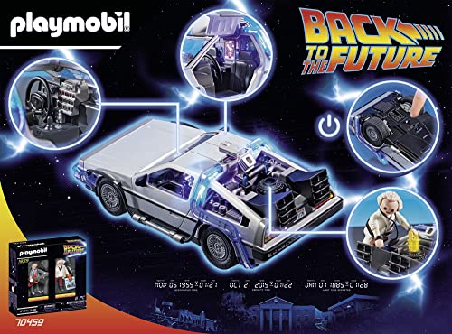 Playmobil Marty McFly figure ready to spark adventures in play.