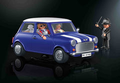 Playmobil Mini Cooper tailgate open for storing gear during city adventures