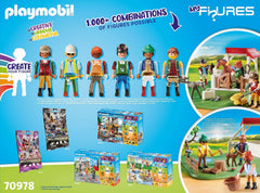 Playmobil My Figures Horse Ranch deer and animals add variety to pretend farm stories.