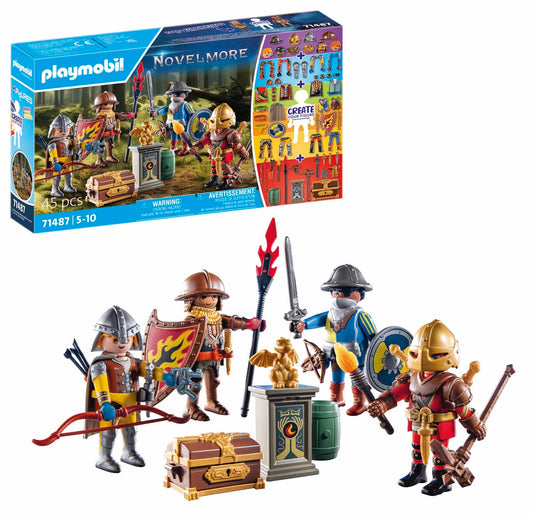 Playmobil My Figures Knights of Novelmore: four interchangeable figures for endless knightly adventures.