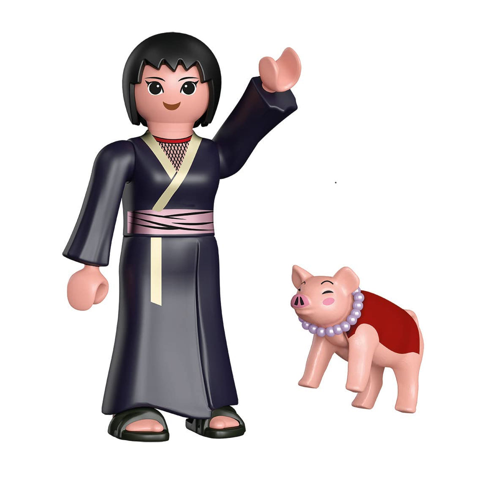 Playmobil Naruto Shizune action scene encourages cooperative play