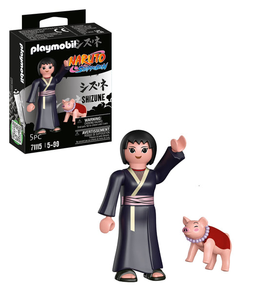 Playmobil Naruto Shizune figure close-up for imaginative play