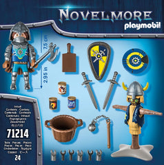 Playmobil Novelmore set with multiple pieces supports imaginative knight adventures