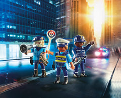 Playmobil Police Figure Set accessories including megaphone and walkie-talkie boost interactive crime-fighting scenes