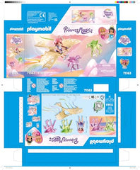 Playmobil Rainbow Castle integration broadens play possibilities with this set.