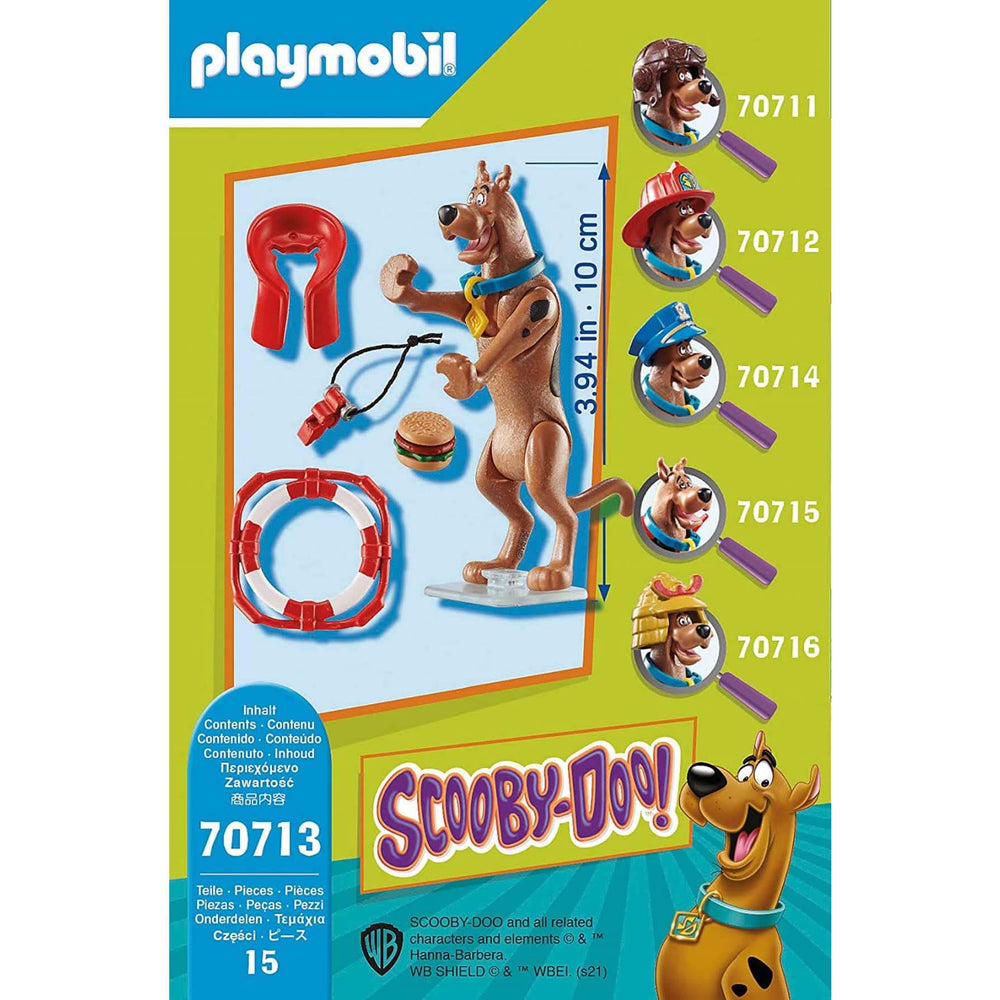 Playmobil Scooby-Doo beach set accessories to enhance pretend seaside adventures