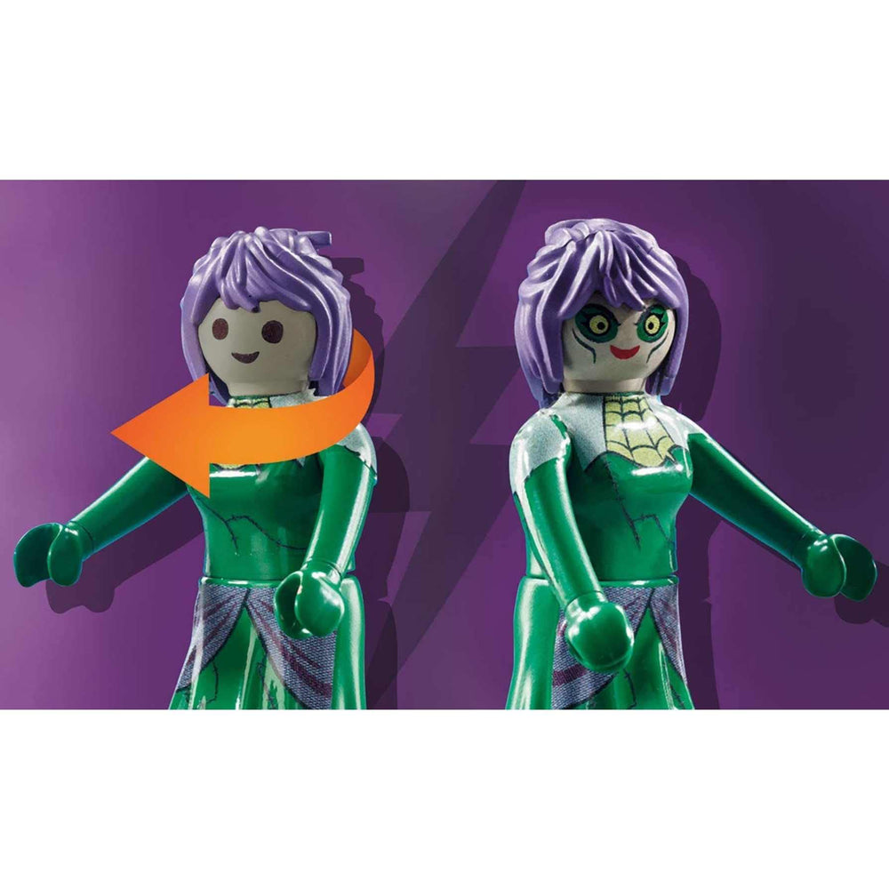 Playmobil Scooby-Doo glow-in-the-dark skeleton adds eerie nighttime fun to playtime.