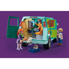 Playmobil Scooby-Doo Mystery Machine rear monitor view for clue discovery