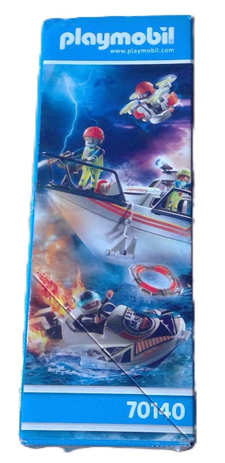 Playmobil sea rescue set with floating boats for water play