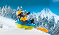 Playmobil Ski World two adult figures ready for a lesson.