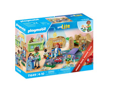 Playmobil Toddler Group reading area encouraging calm storytelling and imagination
