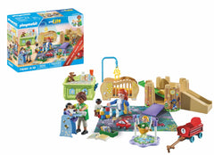 Playmobil Toddler Group seesaw scene for cooperative play and balance