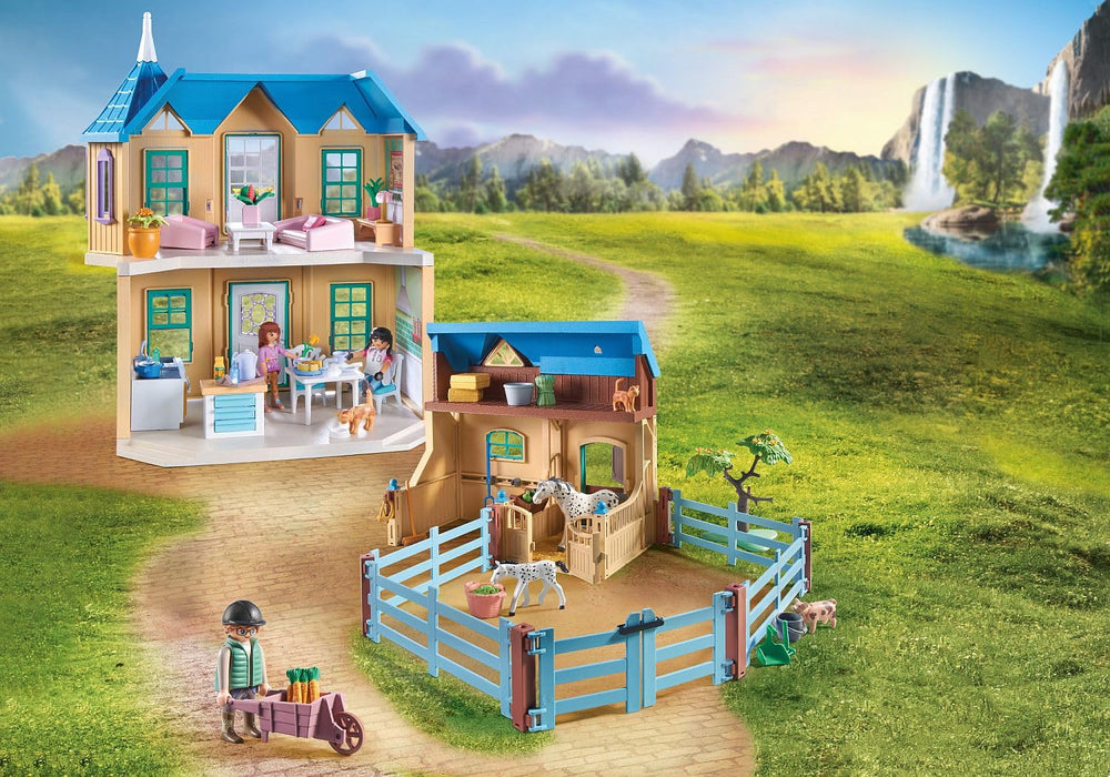 Playmobil Waterfall Ranch animals dog cat pigs expand daily care scenarios