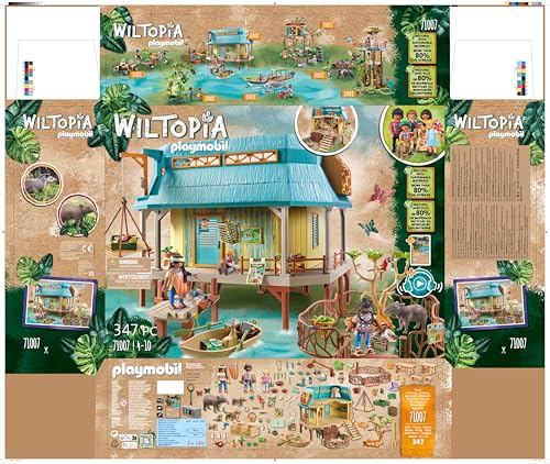 Playmobil Wiltopia clinic furnishings create a complete care space