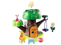 Playmobil Tree House includes 2 figures and 15 accessories for story ideas.