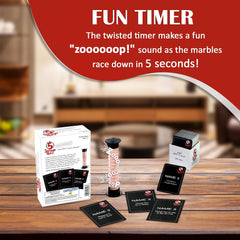 PlayMonster 5 Second Rule Uncensored countdown timer in bright design.