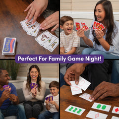 PlayMonster Karma card game in motion racing to finish and avoid last place