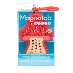 PlayMonster Magnatab Minis mushroom backpack clip for on-the-go sensory play.