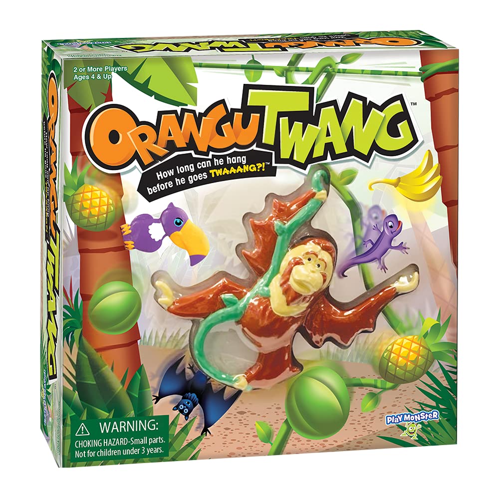 PlayMonster Orangutwang die supports quick randomized setup and turns.