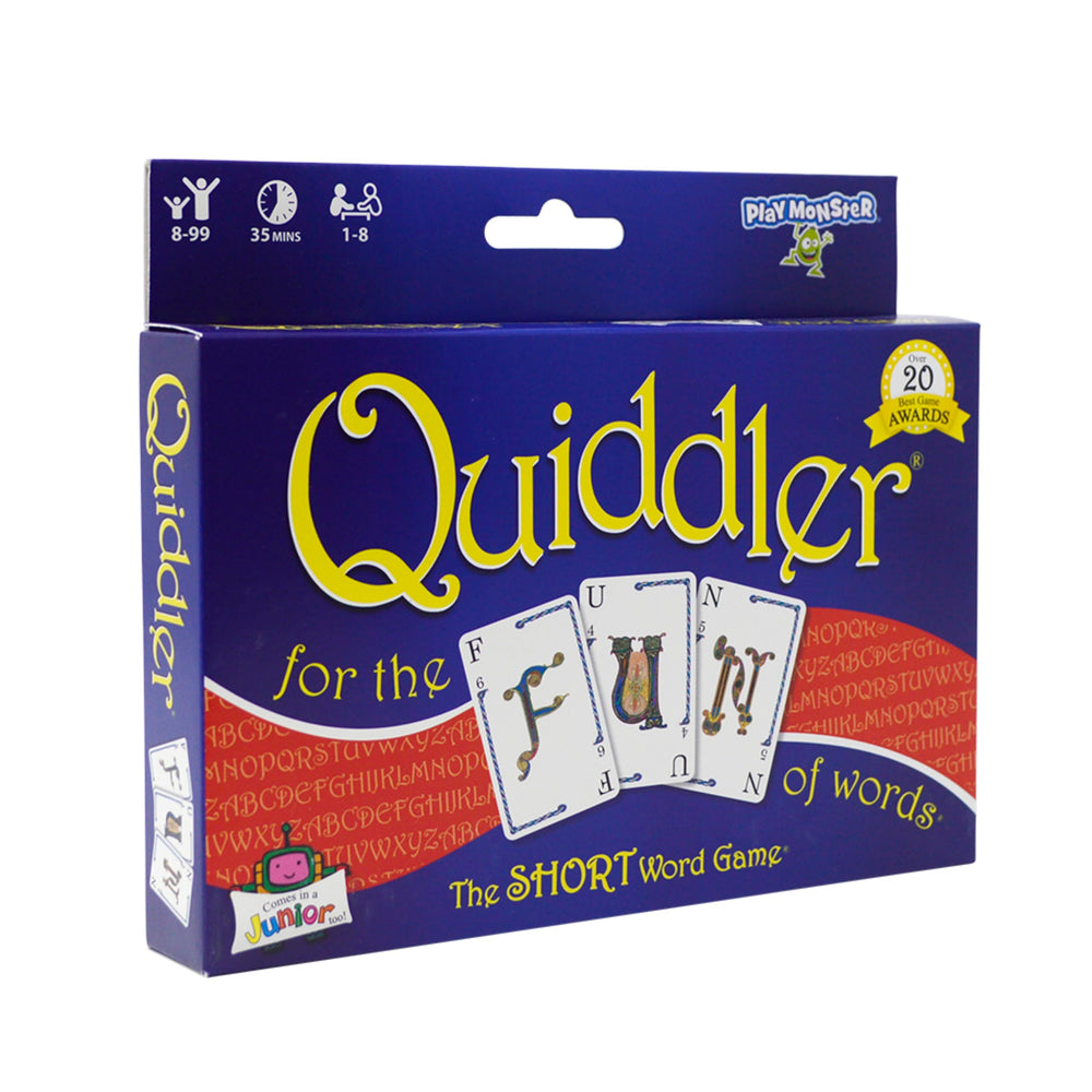 PlayMonster Quiddler with Celtic letter artwork inspires engaging word play.