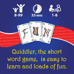 PlayMonster Quiddler round bonuses reward most words and longest word.