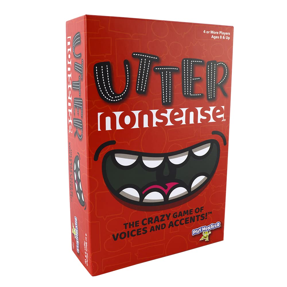PlayMonster Utter Nonsense accent round fuels family giggles
