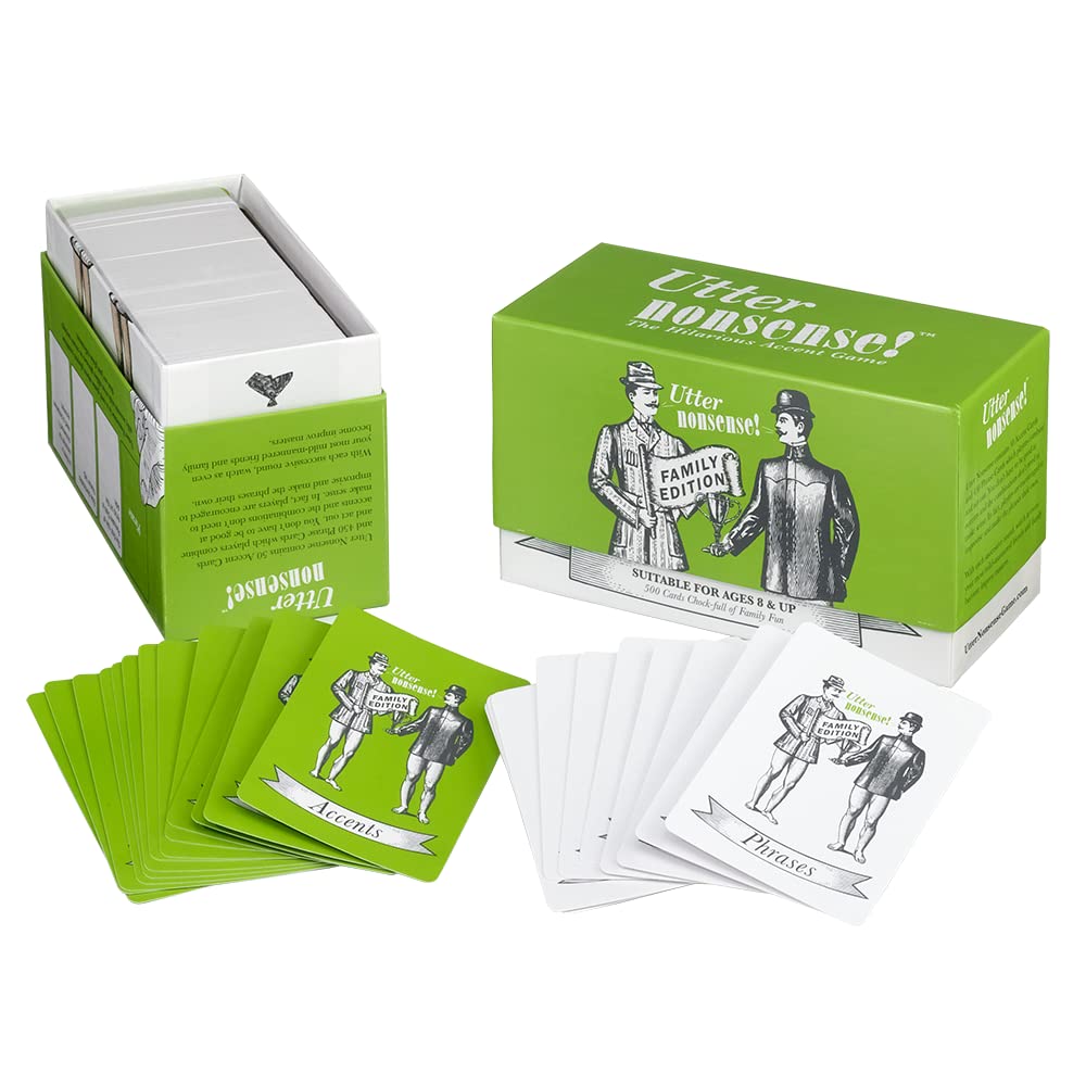 PlayMonster Utter Nonsense baby voice accent card brings lighthearted moments