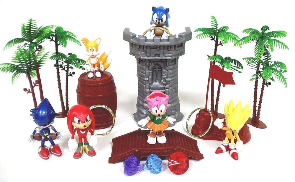 Playset Sonic 18-piece random figures pack for imaginative play