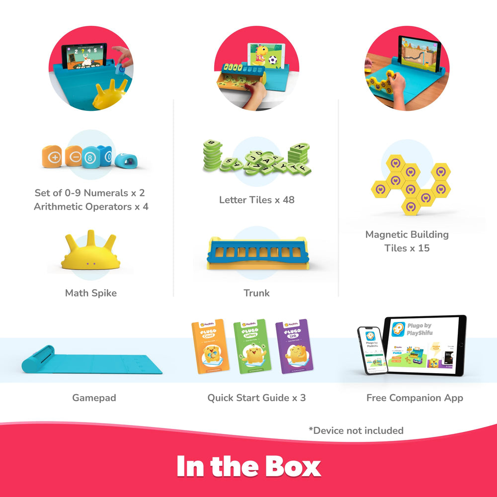 PlayShifu Junior Genius Pack Letters Kit supports word building and language exploration.