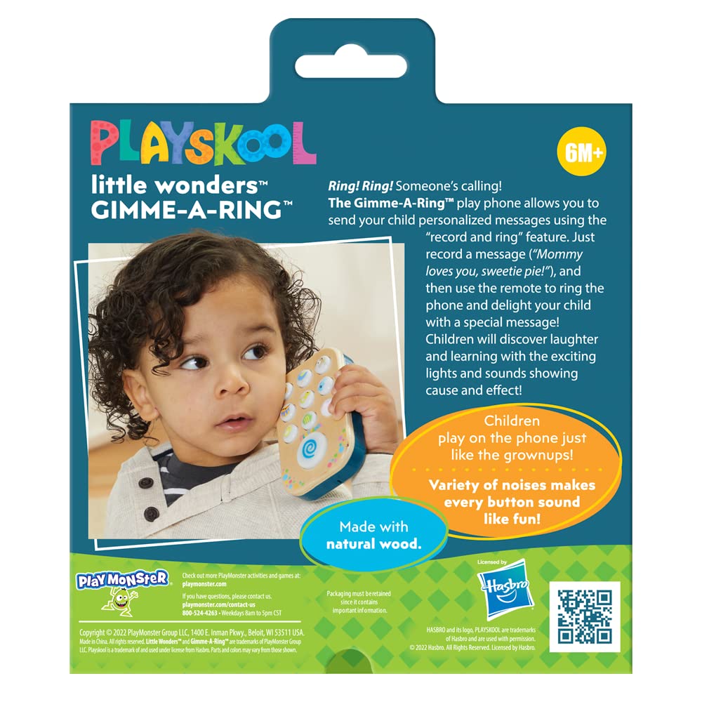 Playskool Gimme-A-Ring remote control ready to trigger messages.