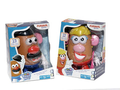 Playskool Mr Potato Head with mustache and eyeglasses invites playful character makeovers.