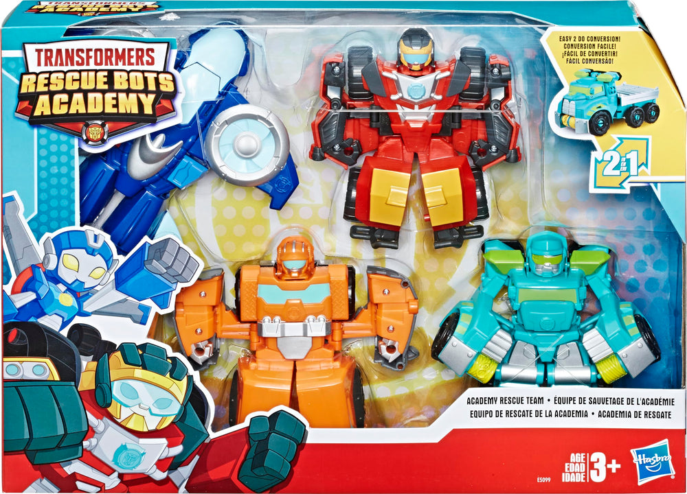 Playskool Transformers Hot Shot robot mode figure for rescue play