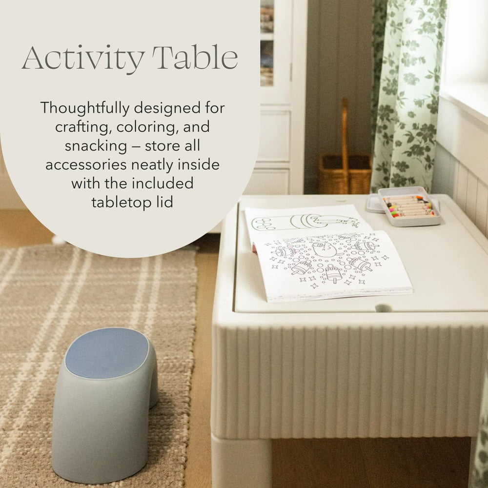 PLAYSMOL Tide Water table legs provide stable setup on any surface