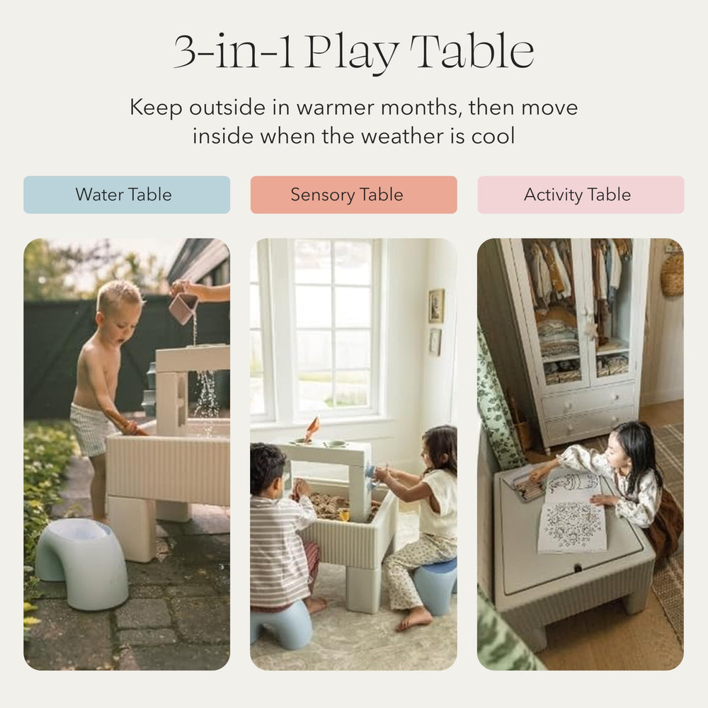 PLAYSMOL Tide Water table water towers spark interactive vertical play