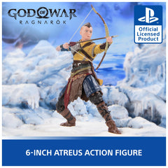 PlayStation Atreus figure with bow and arrow for dynamic display.