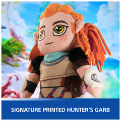 PlayStation Aloy plush features soft materials, ideal for cozy display or hugging.