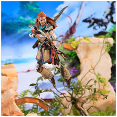 PlayStation Horizon Forbidden West Aloy spear accessory for dramatic battle scenes.